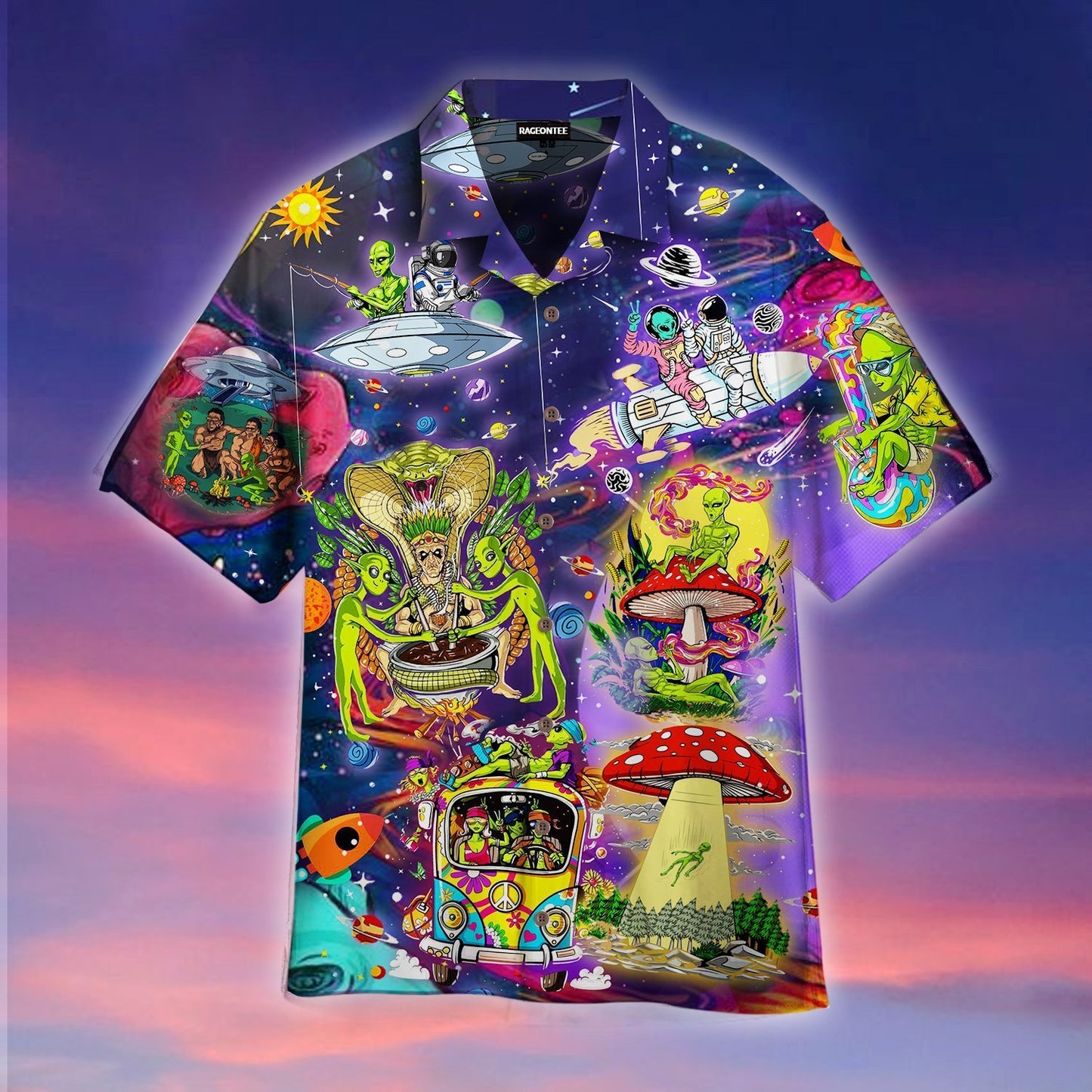 Alien Life In The Universe Hawaiian Shirt