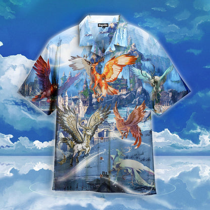 OragonTee Amazing Mythology About Peryton Hawaiian Shirt | For Men & Women | Adult | HW4646