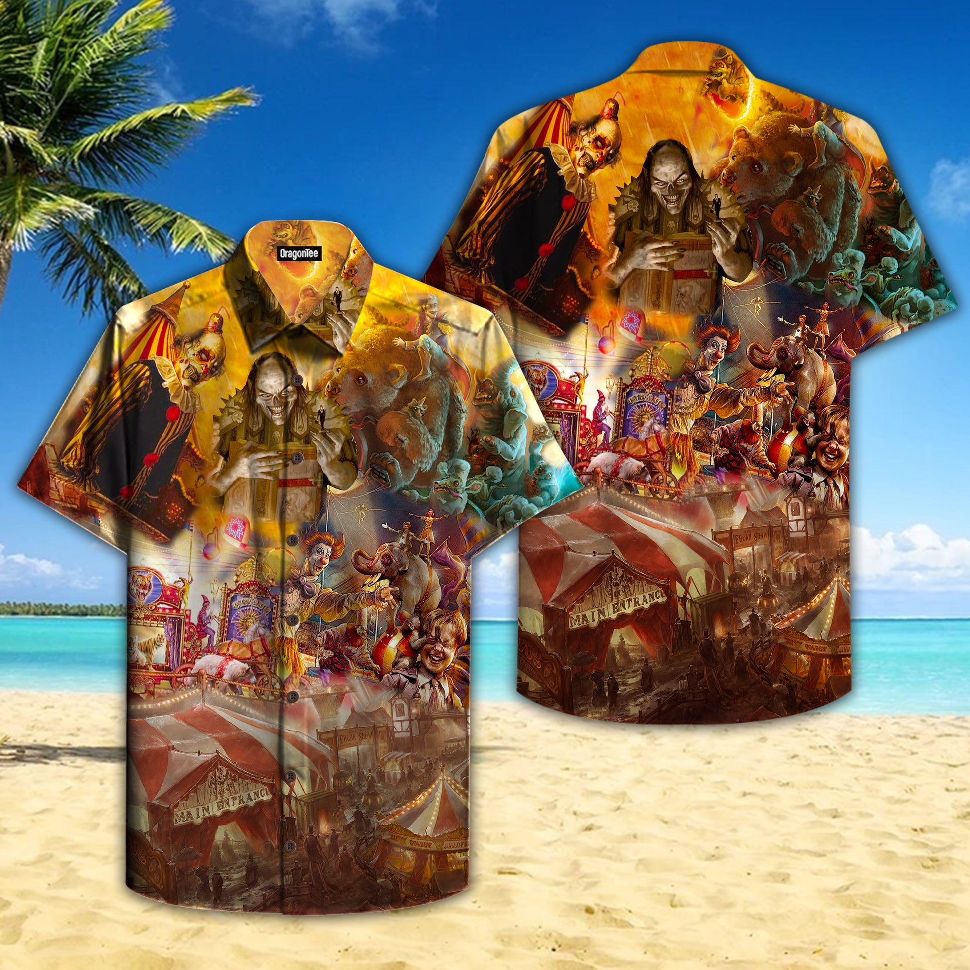 OragonTee After Midnight Circus Horor Life Hawaiian Shirt | For Men & Women | Adult | HW4665