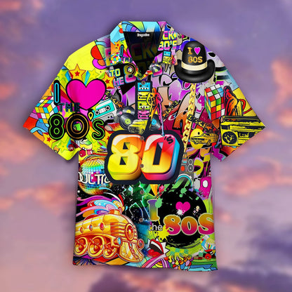 OragonTee Life Is Better With 80s Music Party Hawaiian Shirt | For Men & Women | Adult | HW4832