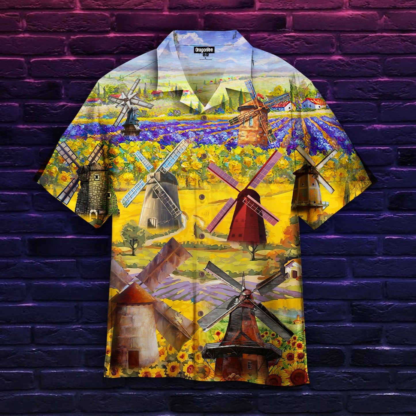 OragonTee You Can Not Make A Windmill Go With A Pair Of Bellows Flowers Hawaiian Shirt | For Men & Women | Adult | HW4880