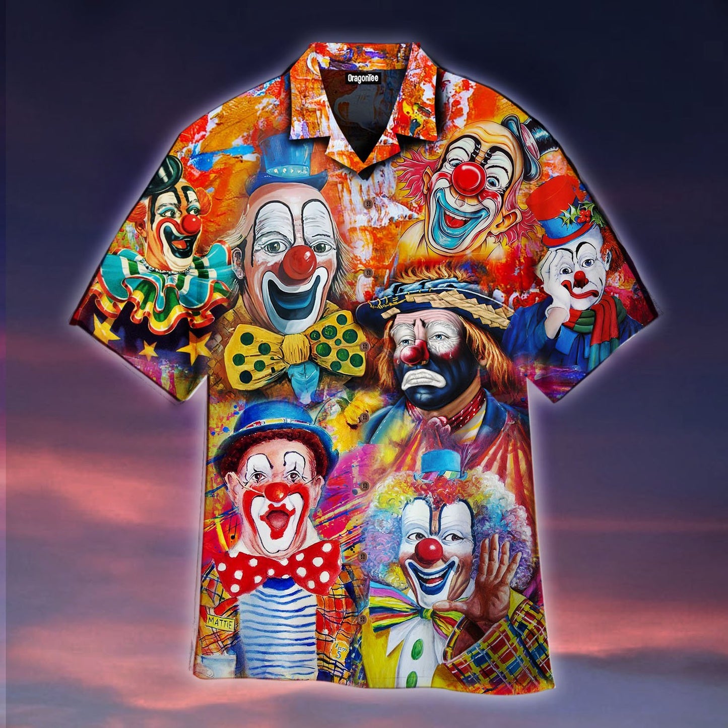 OragonTee Clown Lovers Halloween Hawaiian Shirt | For Men & Women | Adult | HW4940