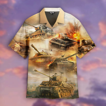 OragonTee World Of America Tanks Veteran Hawaiian Shirt | For Men & Women | Adult | HW4953