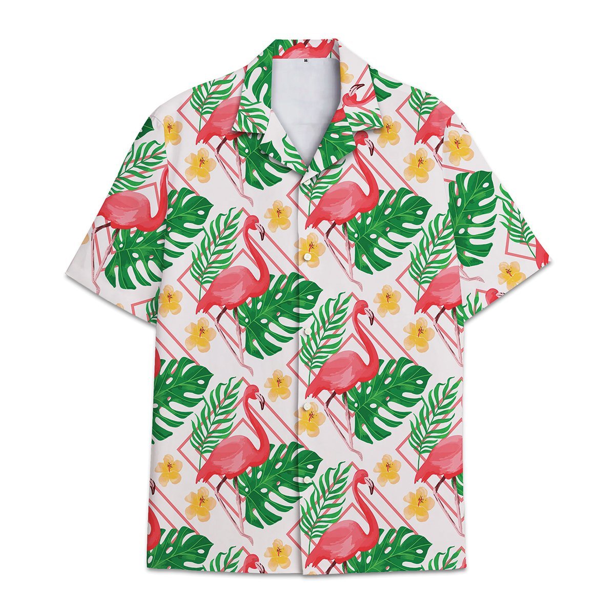 Hawaiian Shirt Flamingo Shirt Tropical Flower And Leaf Combined With