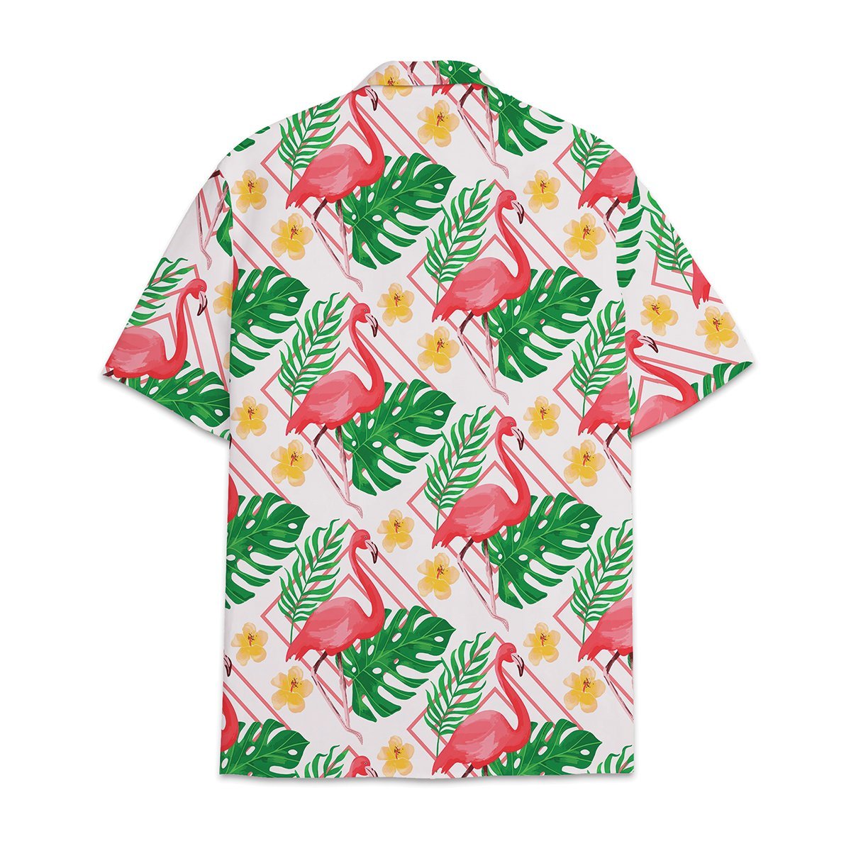 Hawaiian Shirt Flamingo Shirt Tropical Flower And Leaf Combined With