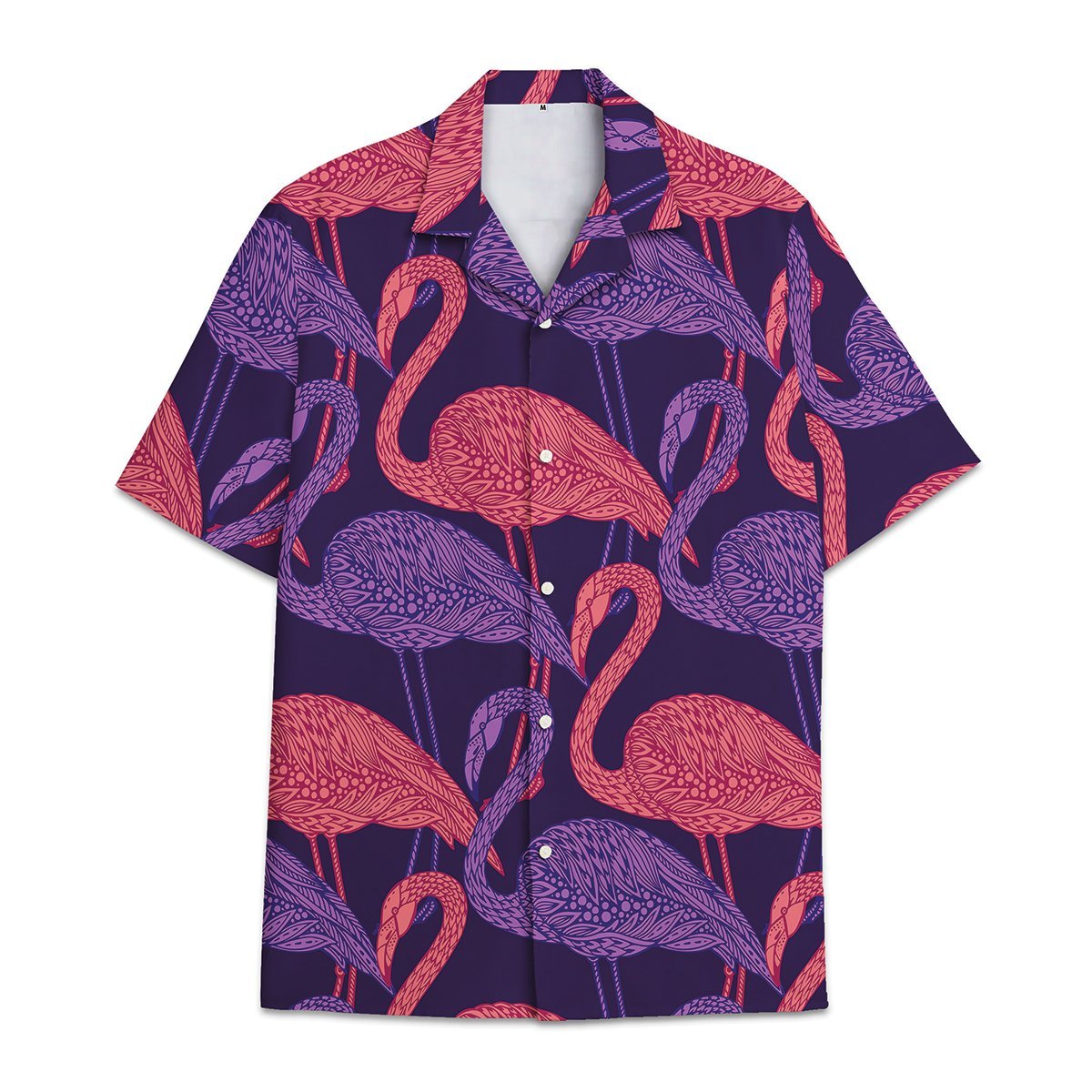 Hawaiian Shirt Flamingo Tropical Flower And Leaf Combined With Shirt