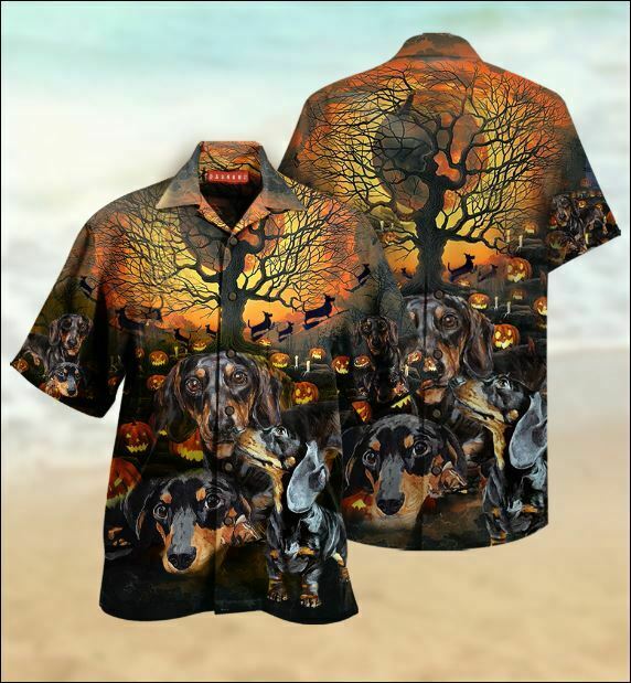 Dachshund unisex hawaiian shirt