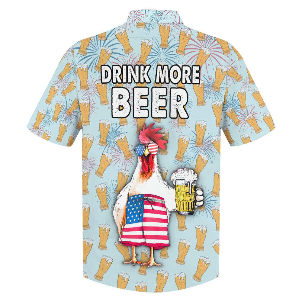 Chicken Beer Hawaiian Shirt | For Men & Women | Adult | HW7236