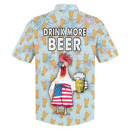 Chicken Beer Hawaiian Shirt | For Men & Women | Adult | HW7236