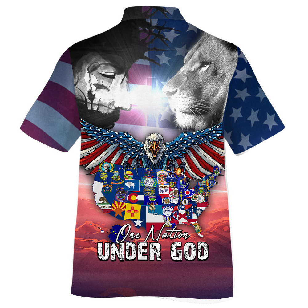 One Nation Under God Hawaiian Shirt