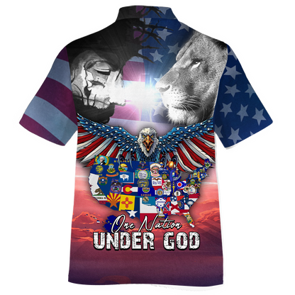 One Nation Under God Hawaiian Shirt