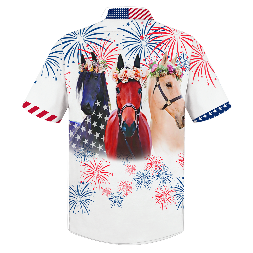 Americas Horses Hawaii Shirt Hawaiian Shirt