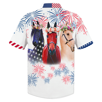 Americas Horses Hawaii Shirt Hawaiian Shirt