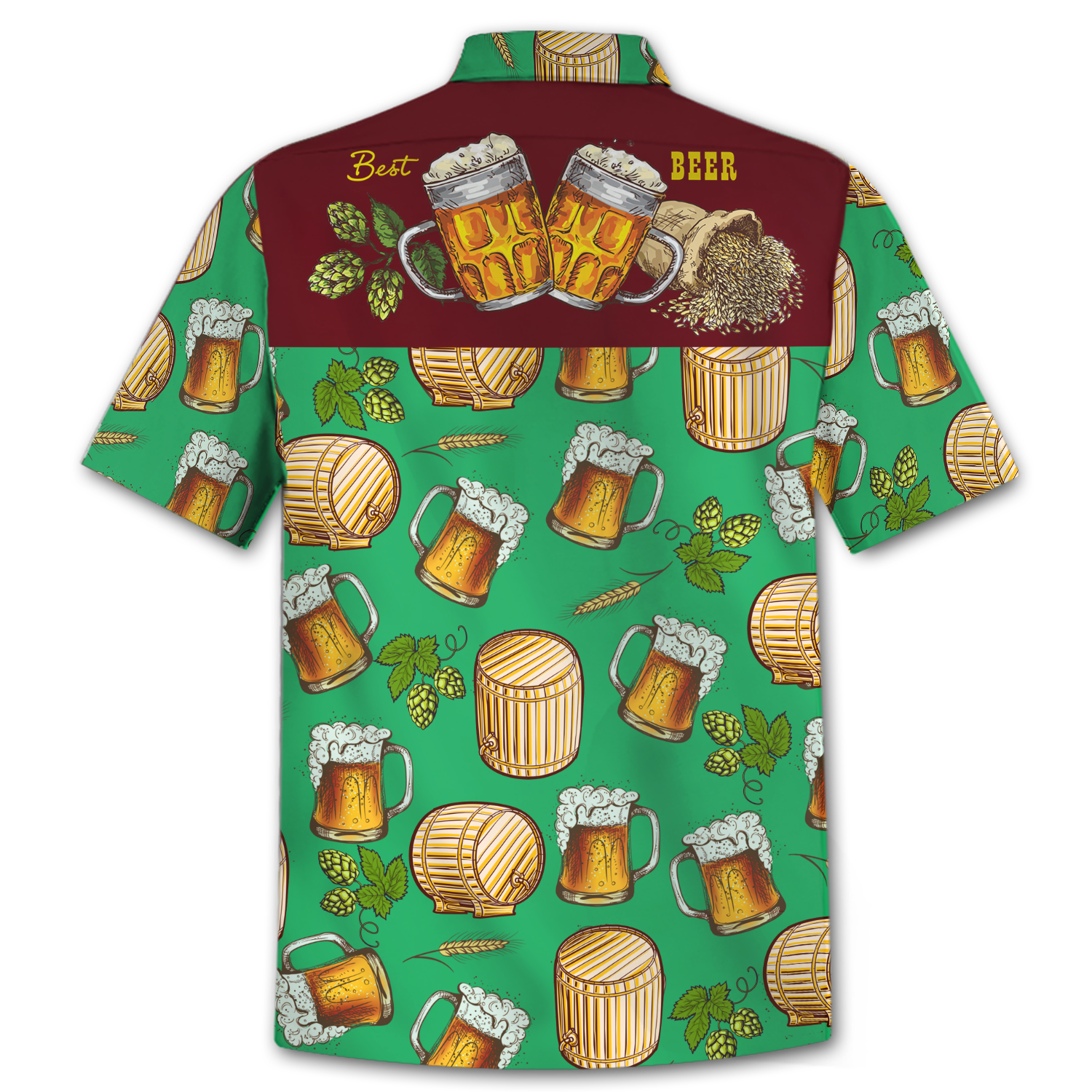 Beer Pattern Hawaiian Shirt K