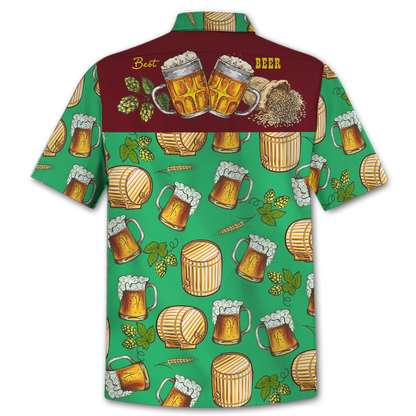 Beer Pattern Hawaiian Shirt K