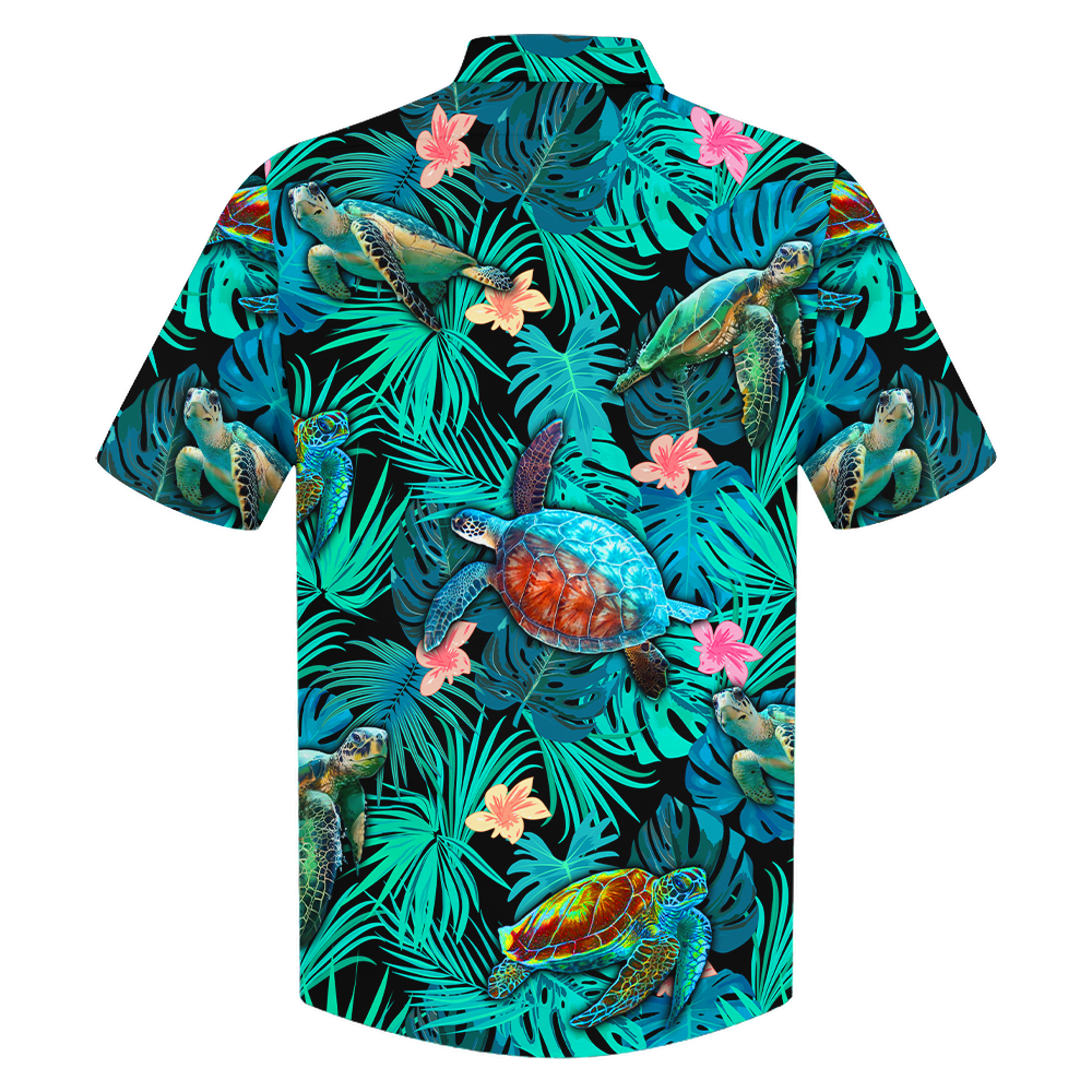 Turtle Sea Pattern Hawaiian Shirt