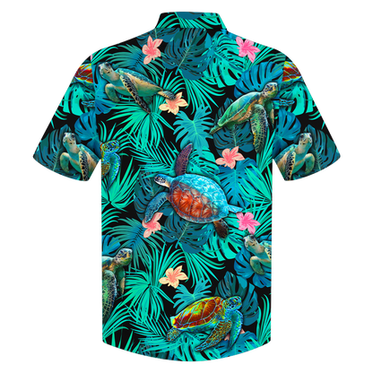 Turtle Sea Pattern Hawaiian Shirt