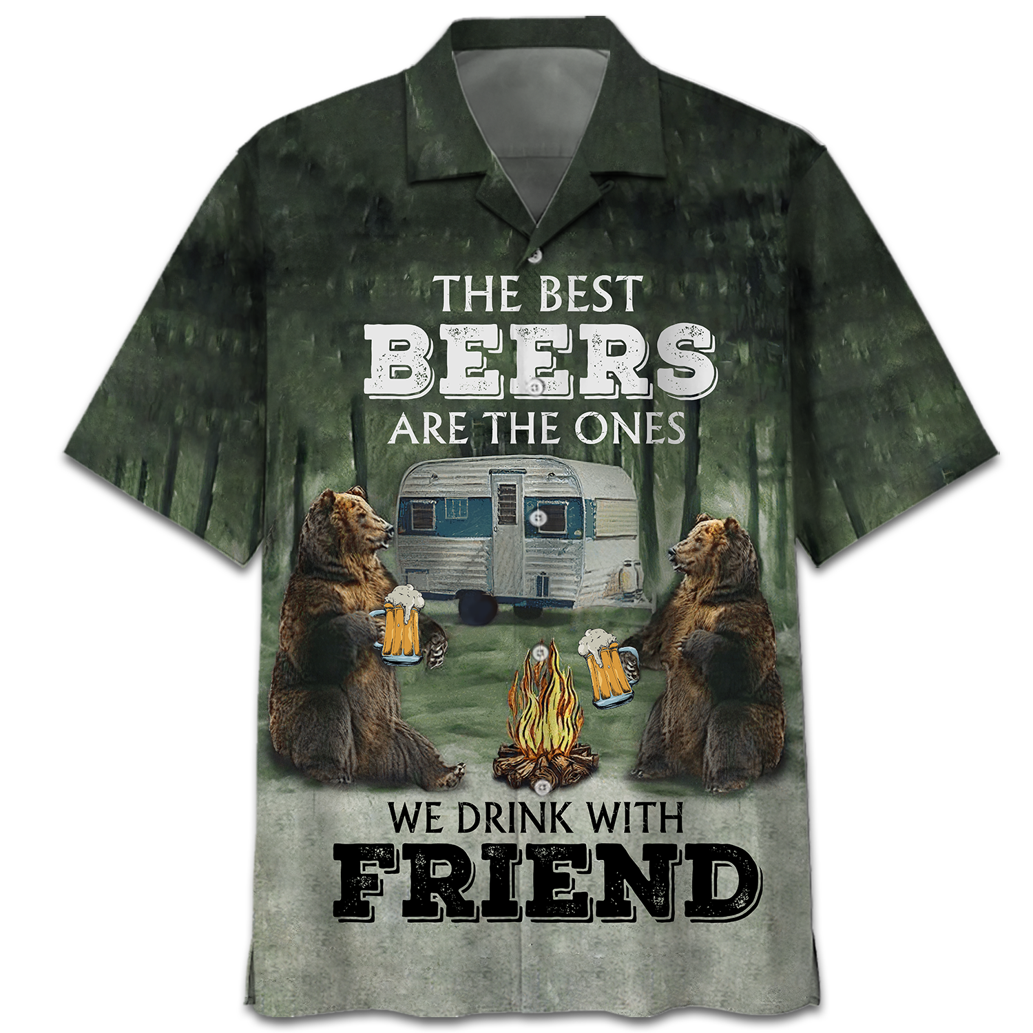 We Drink With Friend Hawaii Shirt Hawaiian