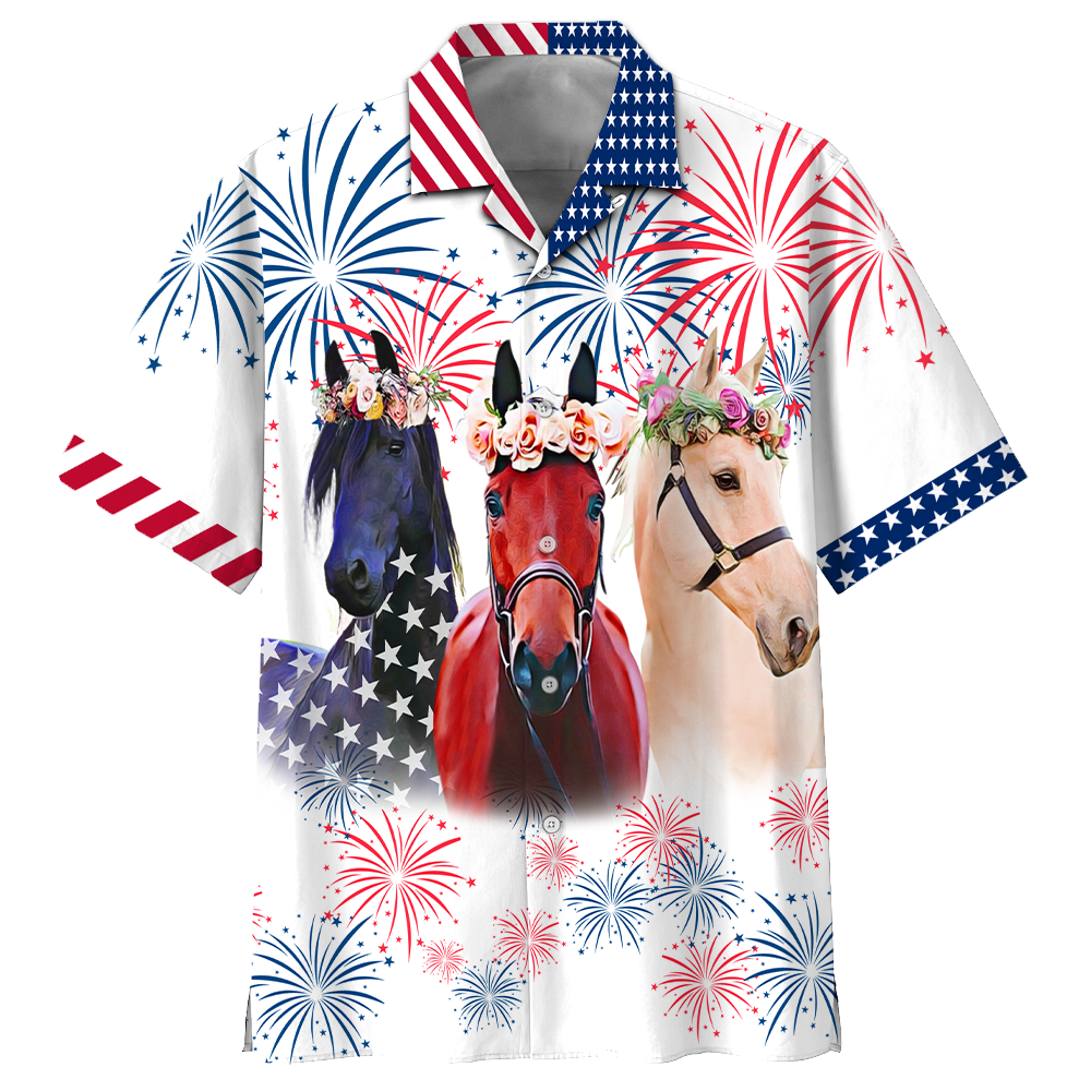 Americas Horses Hawaii Shirt Hawaiian Shirt