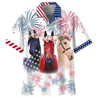 Americas Horses Hawaii Shirt Hawaiian Shirt