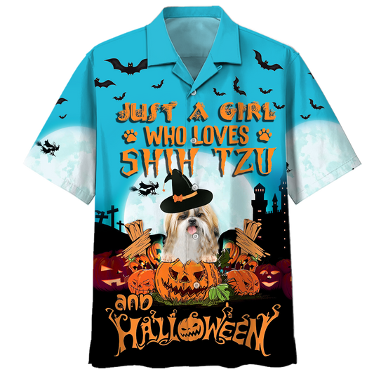 Shih Tzu Halloween Hawaiian Shirt | For Men & Women | Adult | HW9290