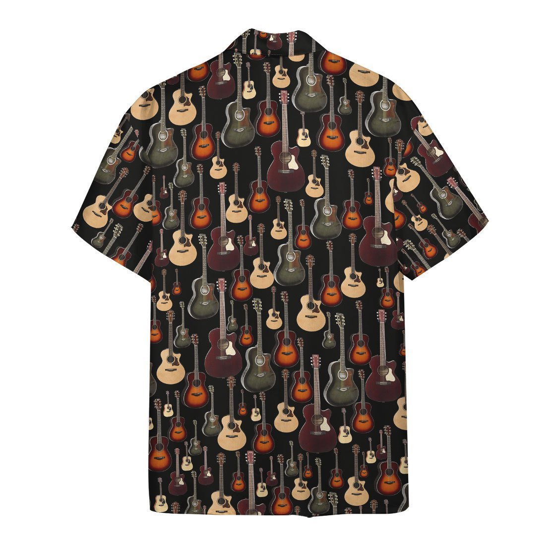 Acoustic Guitar 3D All Over Printed Hawaiian Shirt | Unique Beach