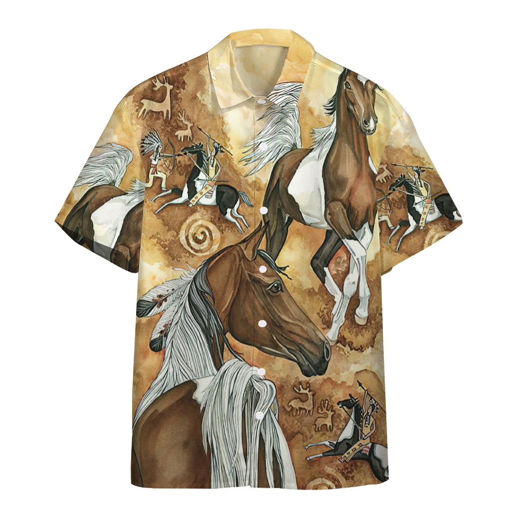 Native Horse Hawaiian Shirt | For Men & Women | Adult | HW6745