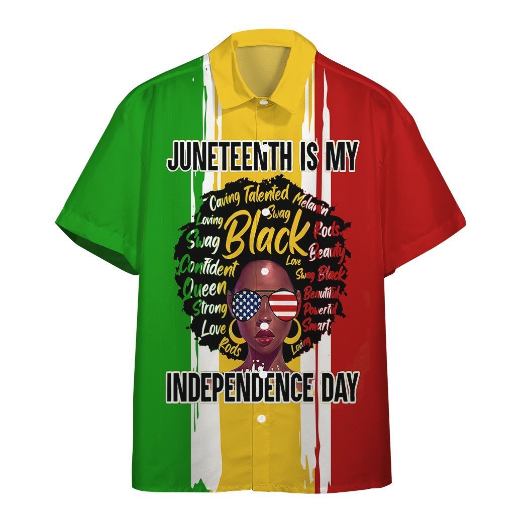 Juneteenth Is My Independence Day Hawaiian Shirt | For Men & Women | Adult | HW6076