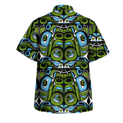 Am Style Wealthy Frog 2D Print Unisex Fashion Hawaii Shirt - Full Size Hawaiian