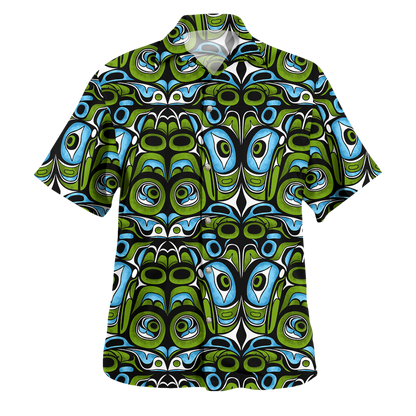 Am Style Wealthy Frog 2D Print Unisex Fashion Hawaii Shirt - Full Size Hawaiian