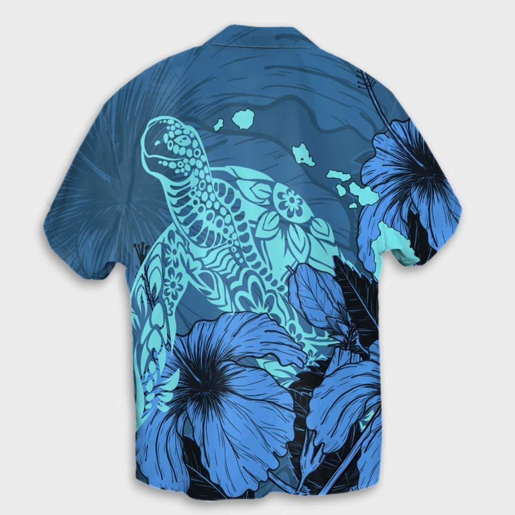 Hawaii Hibiscus Turtle Hawaiian Shirt - AH