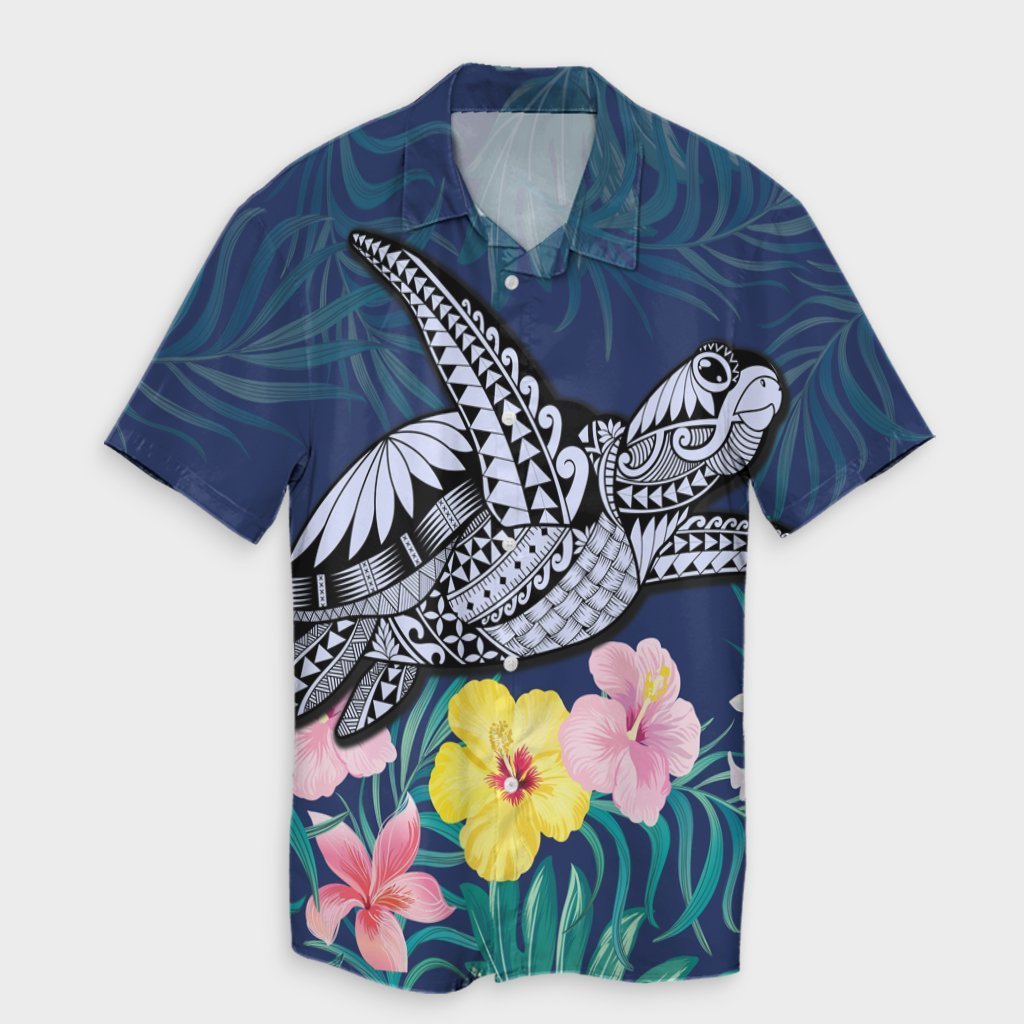 Hawaii Tropical Turtle Hawaiian Shirt - AH