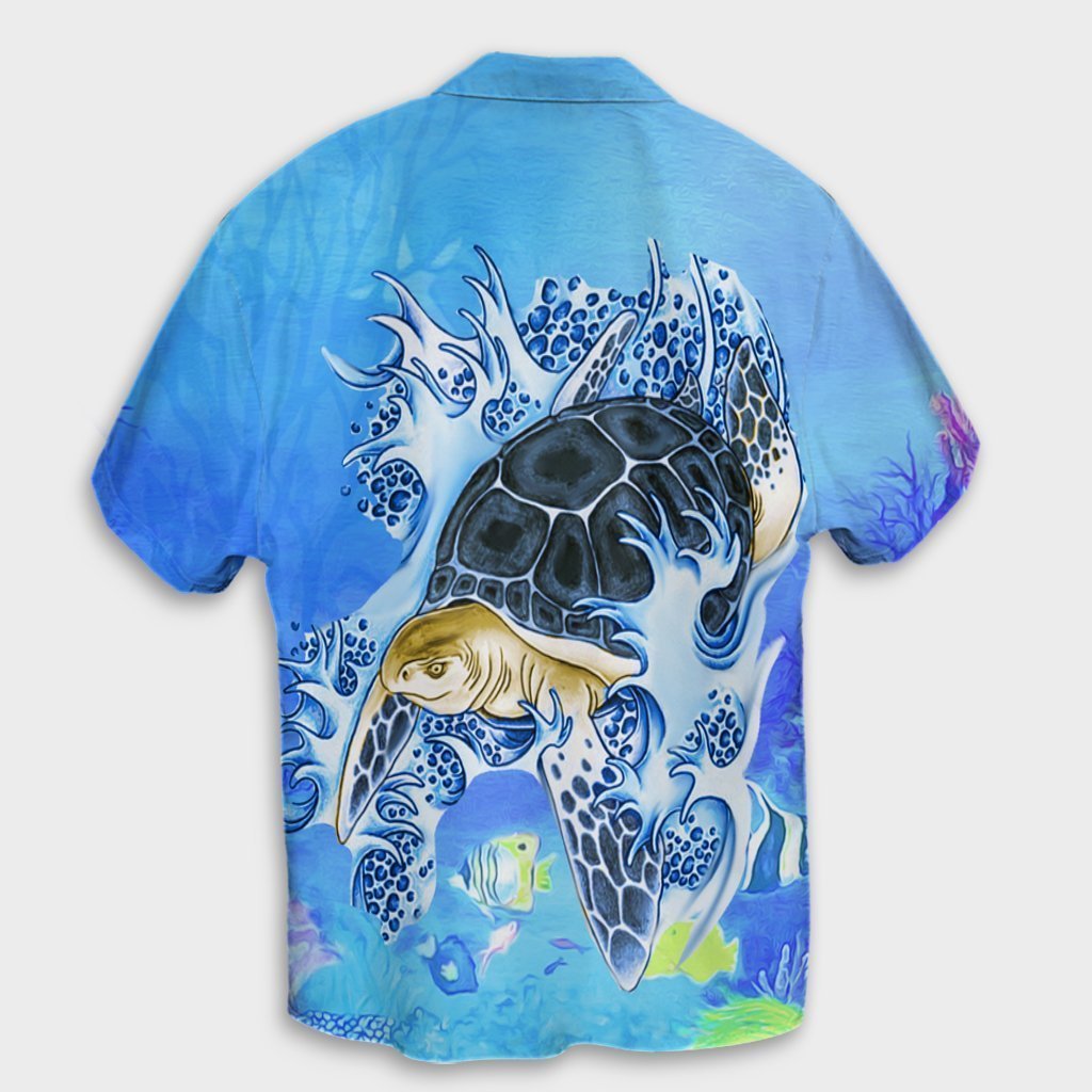 Hawaii Turtle Cool Hawaiian Shirt - AH