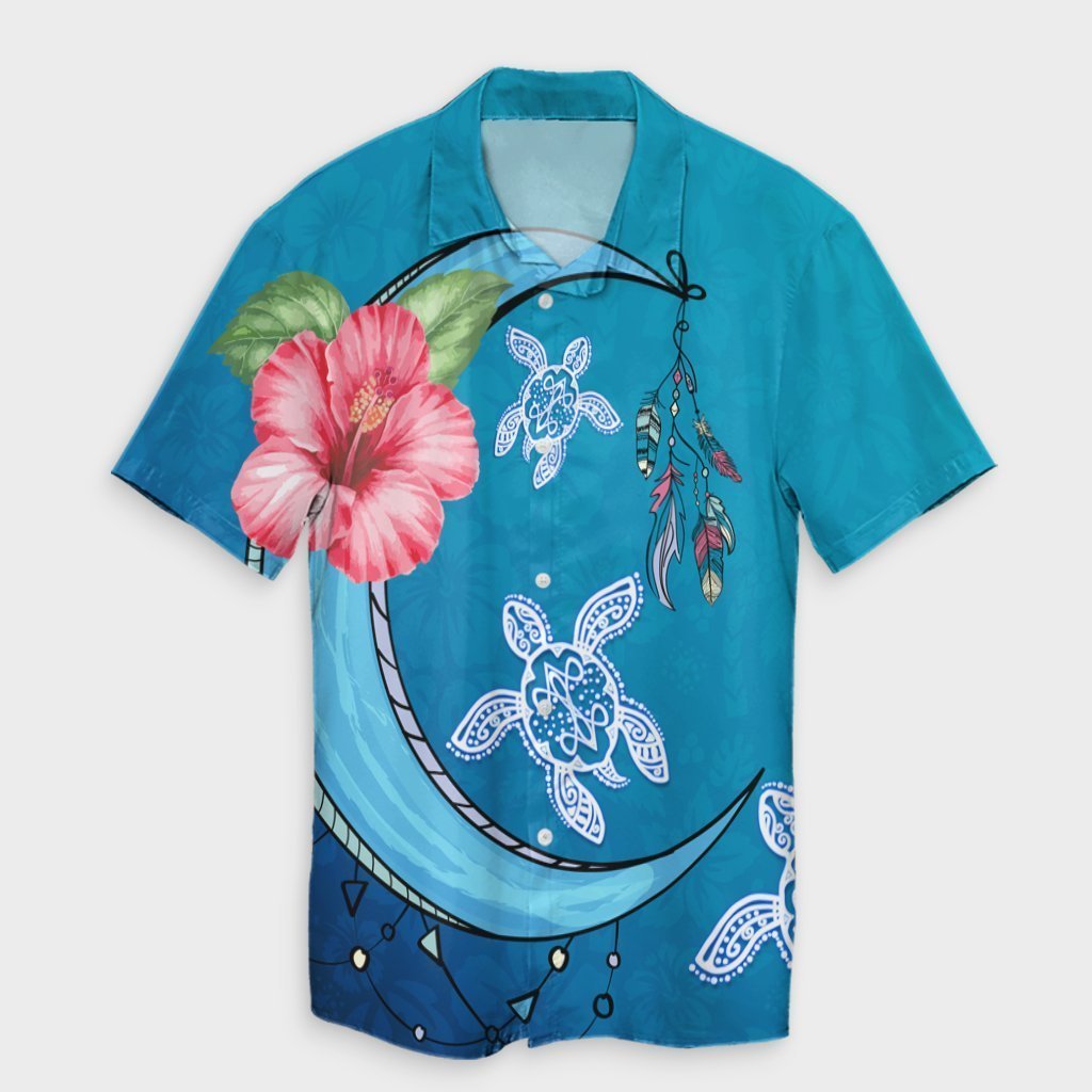 Hawaii Turtle Moon Dream Hawaiian Shirt - AH