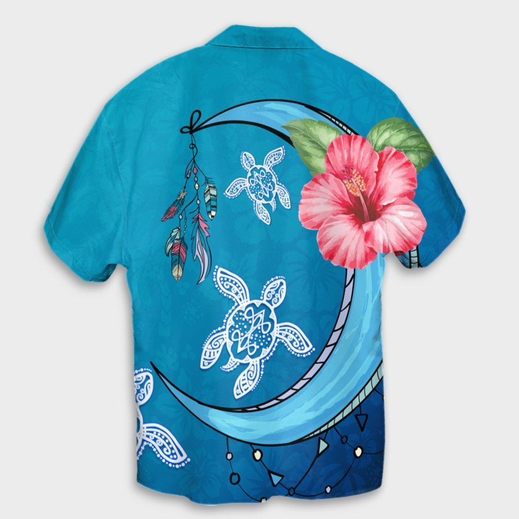 Hawaii Turtle Moon Dream Hawaiian Shirt - AH