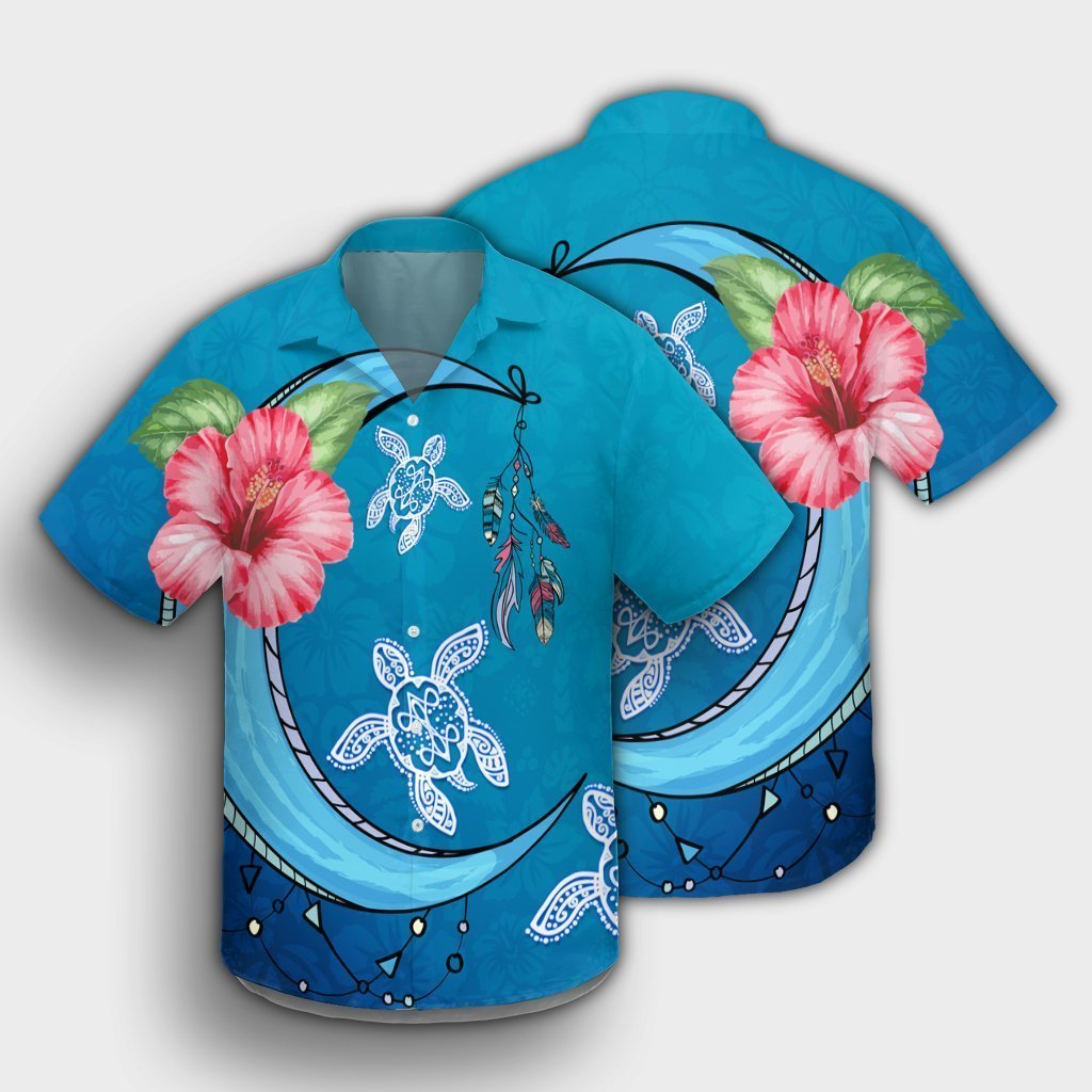 Hawaii Turtle Moon Dream Hawaiian Shirt - AH