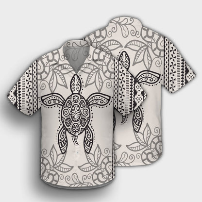 Hawaii Turtle Pattern Hawaiian Shirt - AH