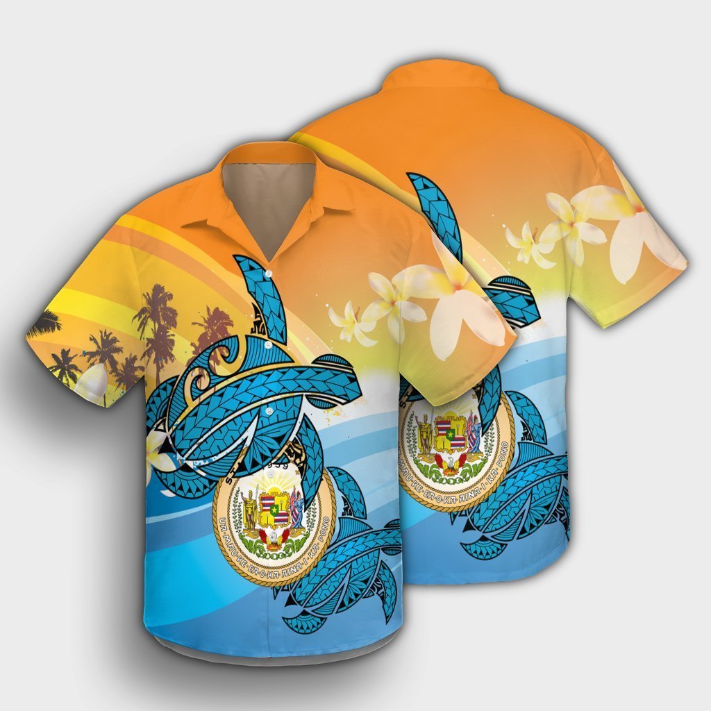 Hawaii Turtle Sea Cost Of Arm Hawaiian Shirt - AH