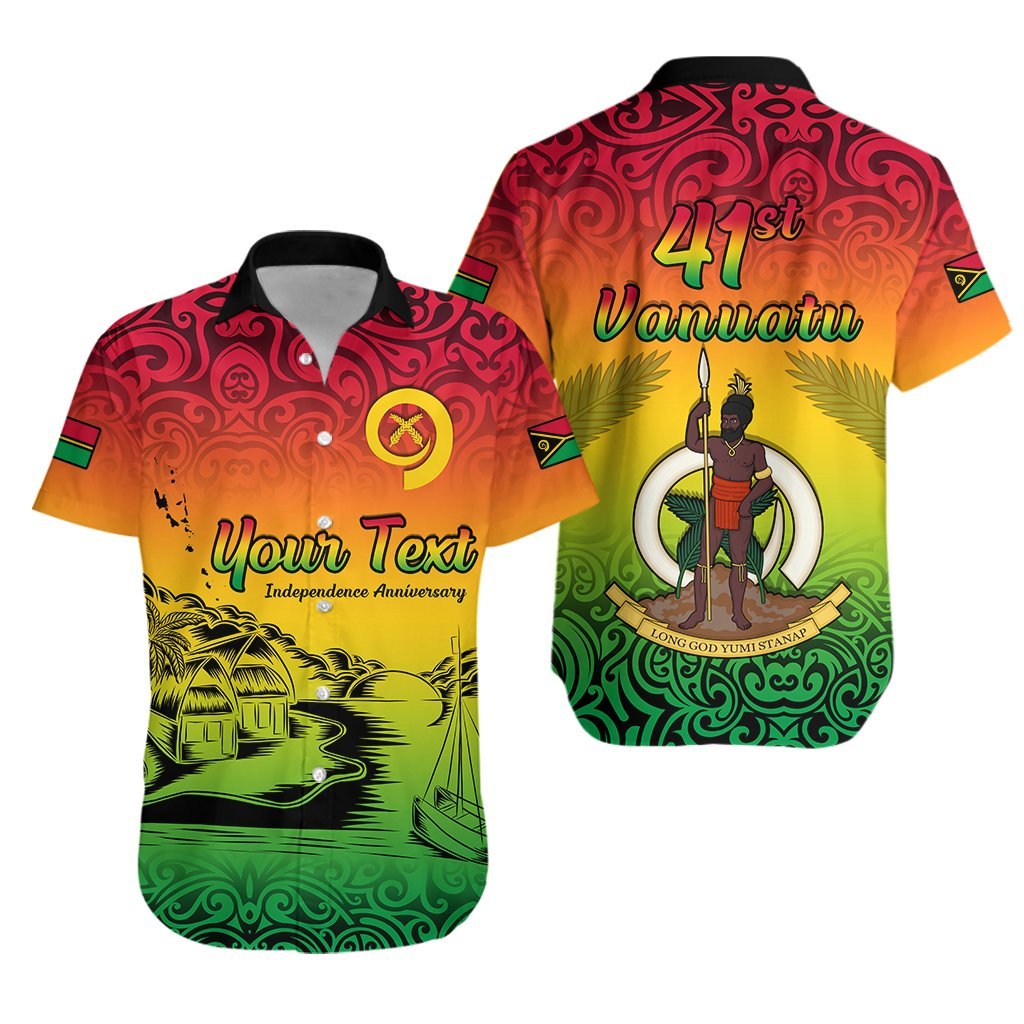 (Custom Personalised) Vanuatu Peaceful Hawaiian Shirt - Independence Anniversary LT13