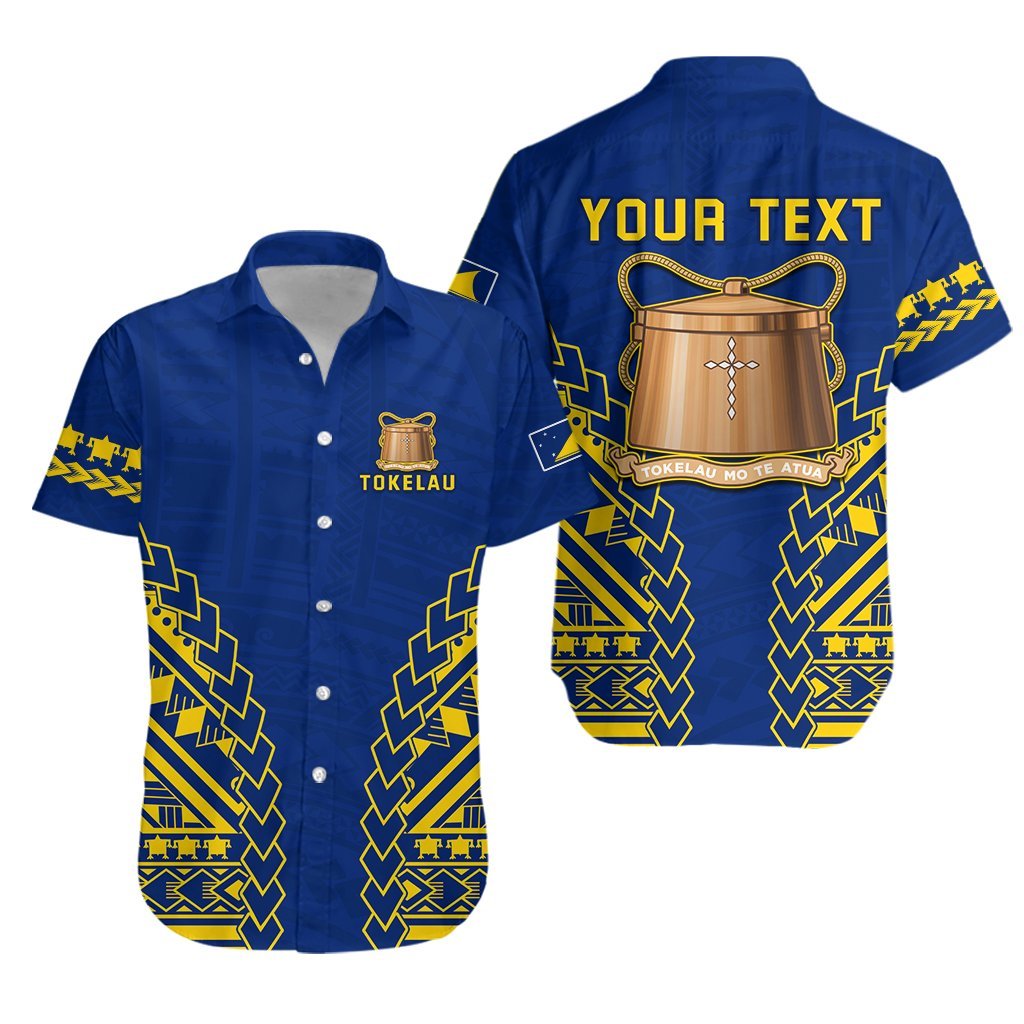 (Custom Personalised) Tokelau Polynesian Hawaiian Shirt LT13