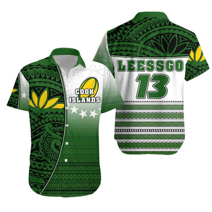 (Leessgo) Cook Islands Rugby Hawaiian Shirt Impressive Version