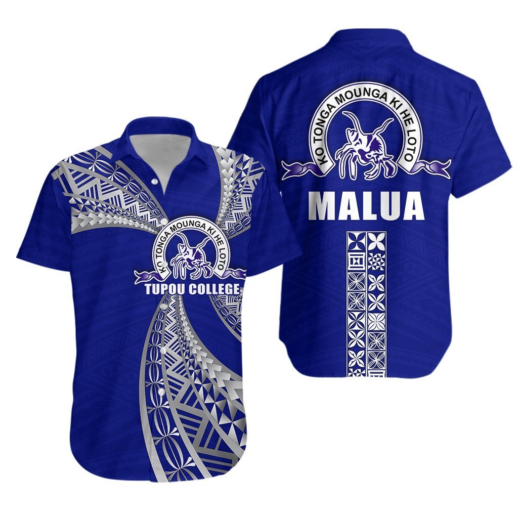 (MALUA) Tupou College Hawaiian Shirt Toloa Tonga