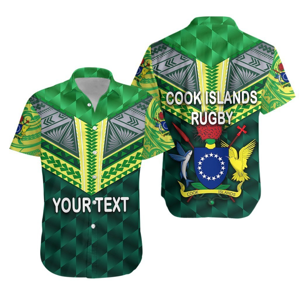 (Custom Personalised) Cook Islands Rugby Hawaiian Shirt