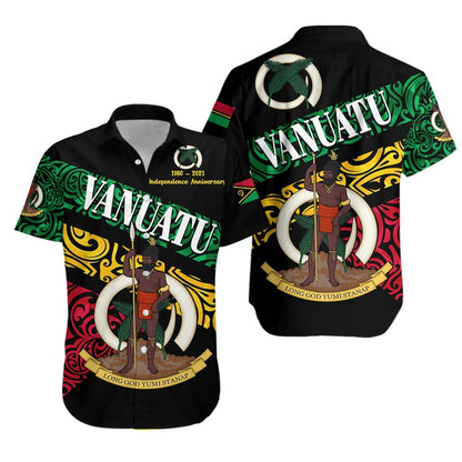 Vanuatu Special Independence Anniversary Hawaiian Shirt Sporty Style LT8