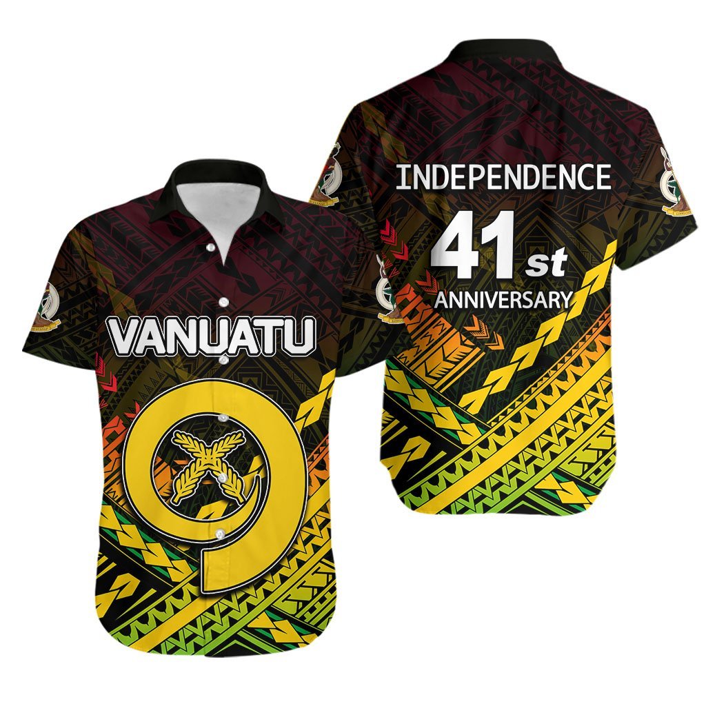 Vanuatu Hawaiian Shirt Independence Day Polynesian Style LT6