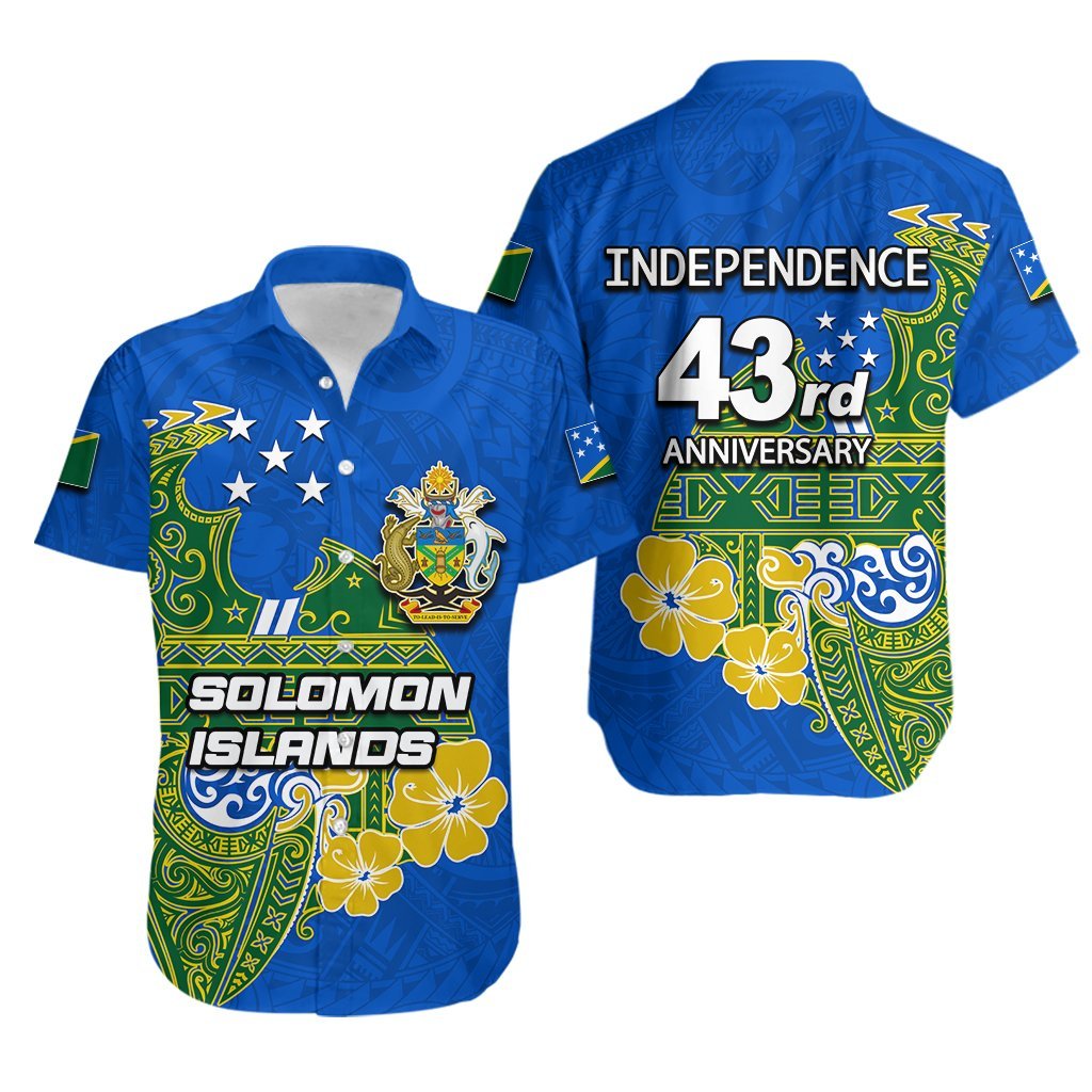 Solomon Islands Independence 43rd Melanesia Tattoo Hawaiian Shirt LT6