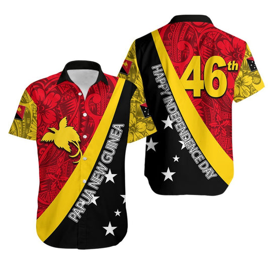 Papua New Guinea Hawaiian Shirt Independence Day 46th LT6