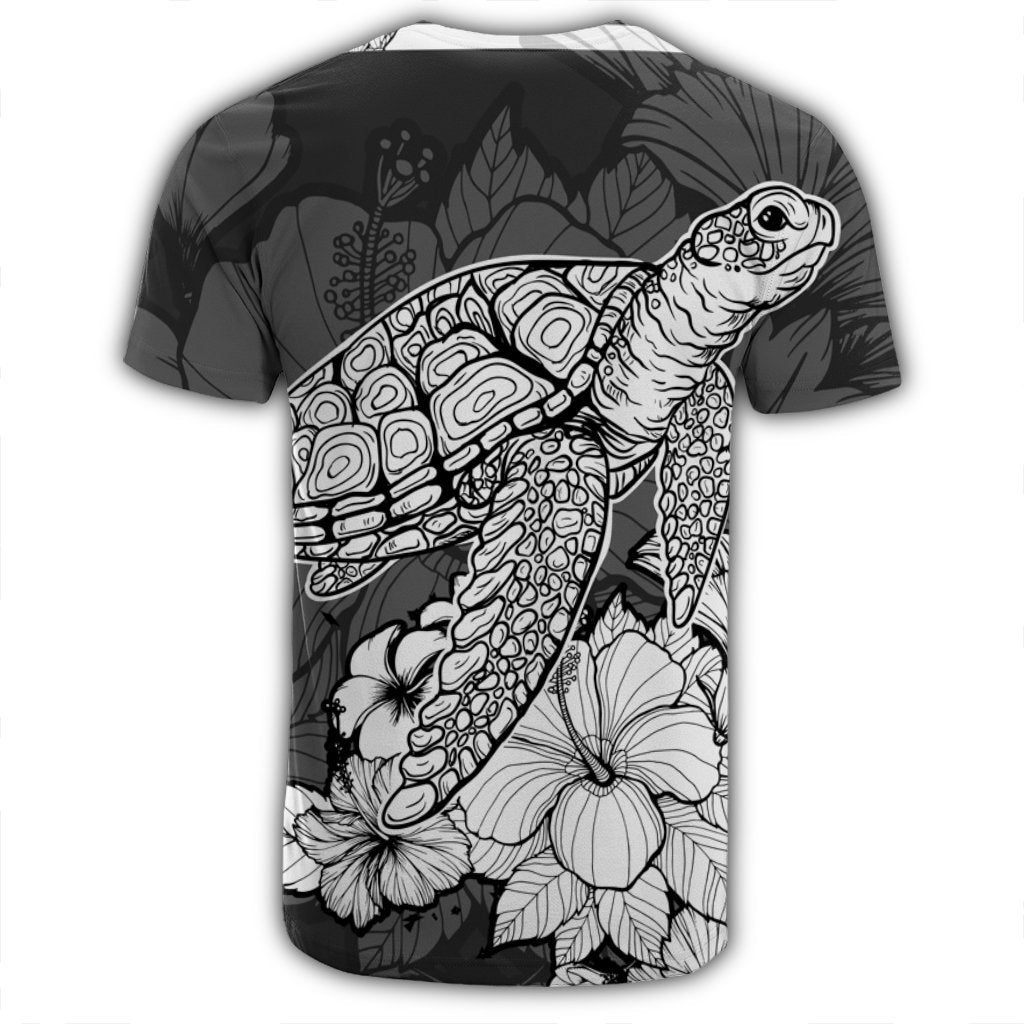 Hawaiian Sample Turtle Plumeria T-Shirt - AH