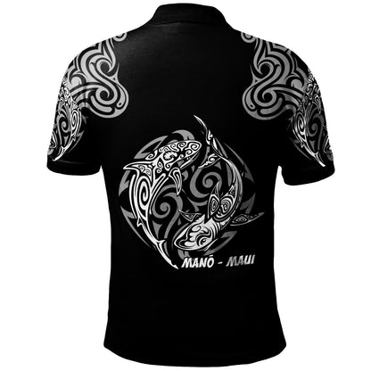 Hawaii Polo Shirt - Hawaiian Shark Tattoo