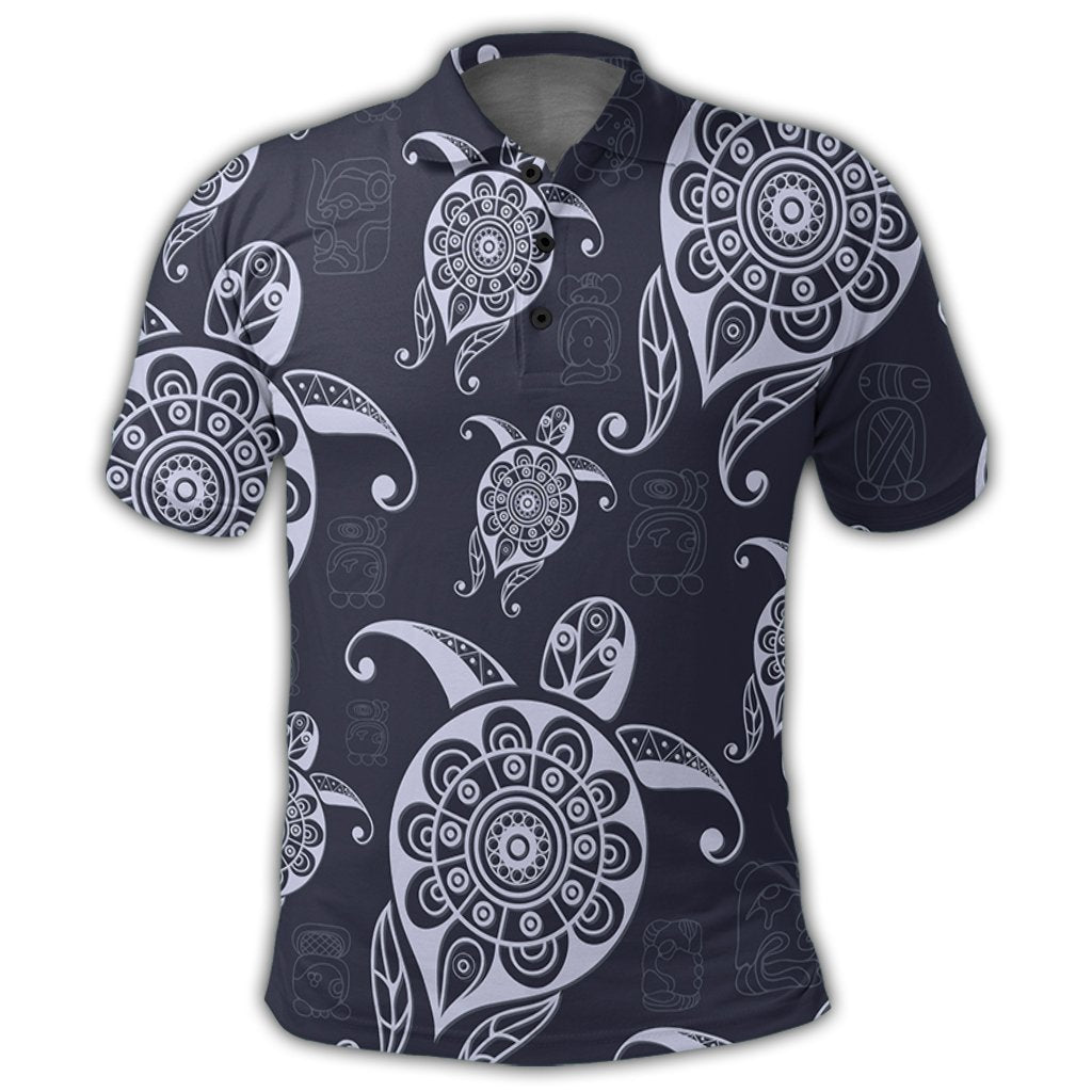 Hawaiian Turtle Pattern Wonderfull Polo Shirt - AH